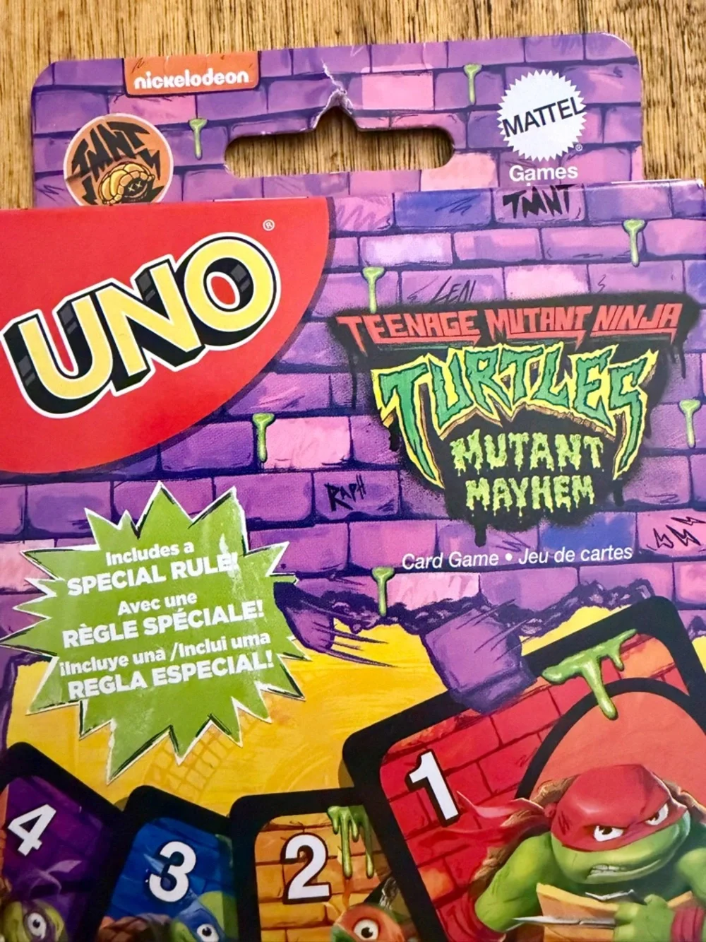 Mattel UNO Teenage Mutant Ninja Turtles Special Edition Card Gam